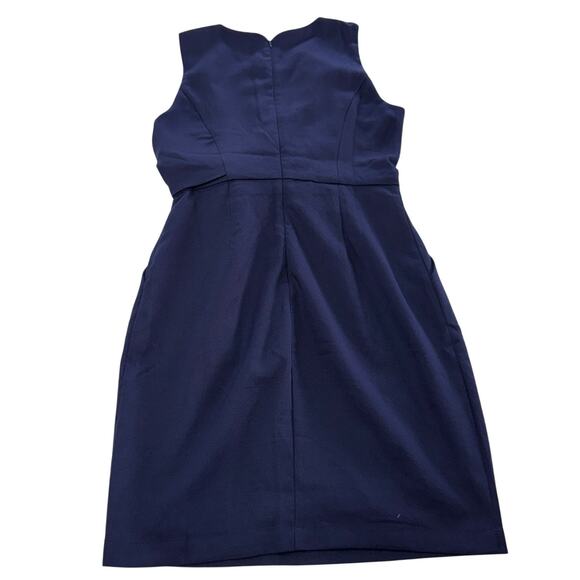 Lulus Dress Women Medium Blue Zealous Love Tie Front Mini Knotted Detail Pockets - Picture 6 of 12